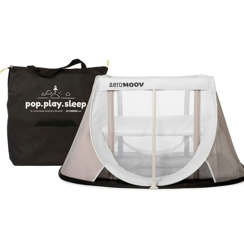 Lit de voyage instant blanc sable