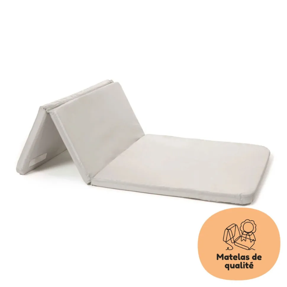 Lit de voyage instant blanc sable