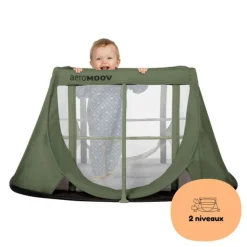 Lit de voyage instant green moss
