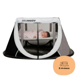 Lit de voyage instant grey rock