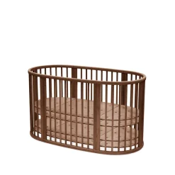 Lit en bois sleepi warm brown