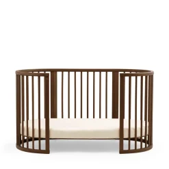 Lit en bois sleepi warm brown