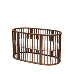 Lit en bois sleepi warm brown