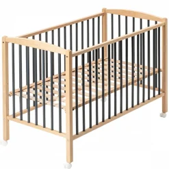 Lit en bois 70x140 cm arthur anthracite