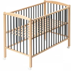 Lit en bois 70x140 cm arthur anthracite