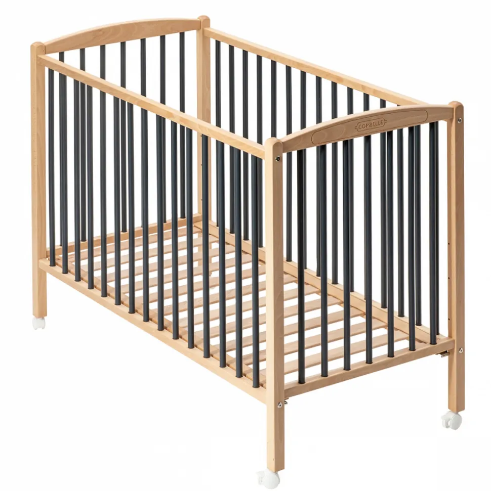 Lit en bois 70x140 cm arthur anthracite
