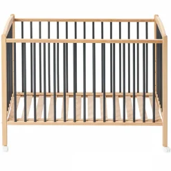Lit en bois 70x140 cm arthur anthracite