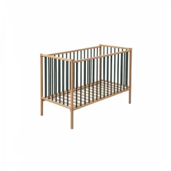 Lit en bois 70x140 cm rémi hybride kaki