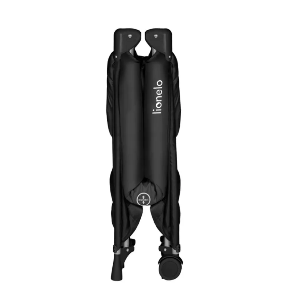 Lit parapluie bébé amelie compact avec matelas black carbon