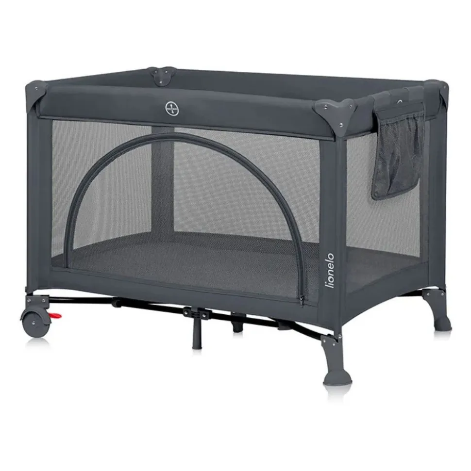 Lit parapluie bébé laura compact 2 en 1 grey concrete