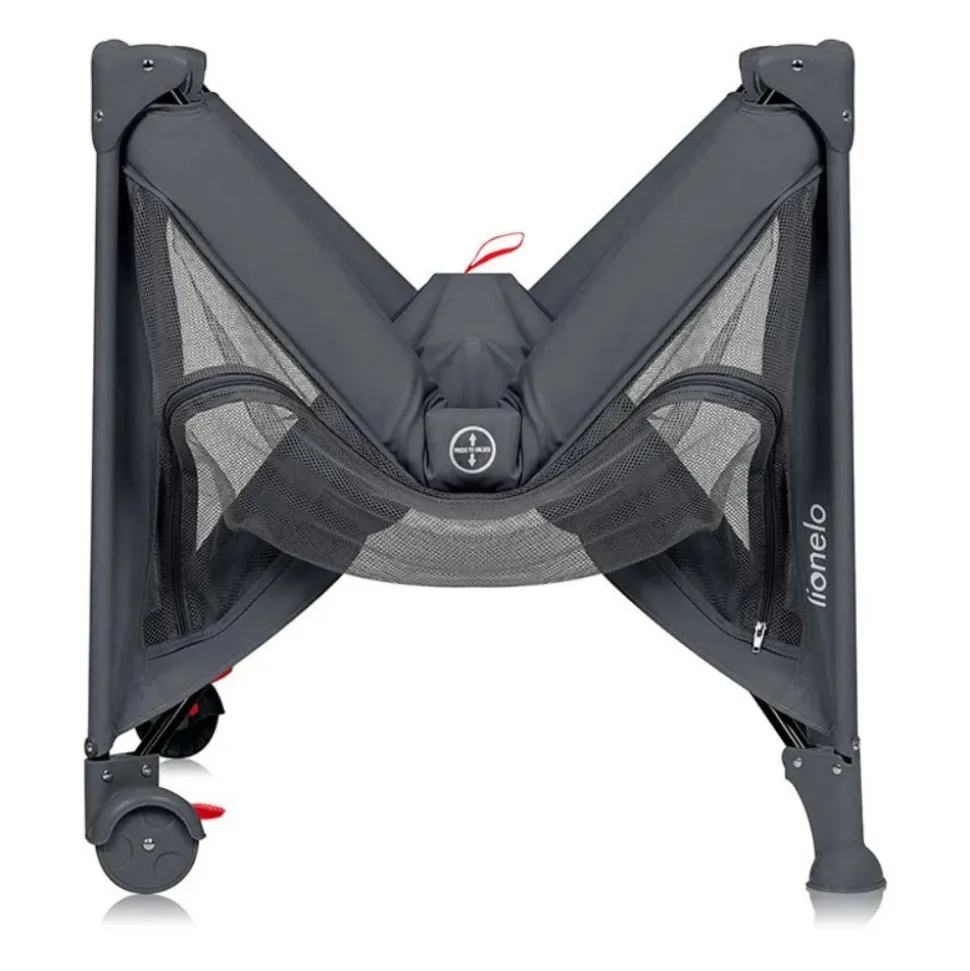 Lit parapluie bébé laura compact 2 en 1 grey concrete