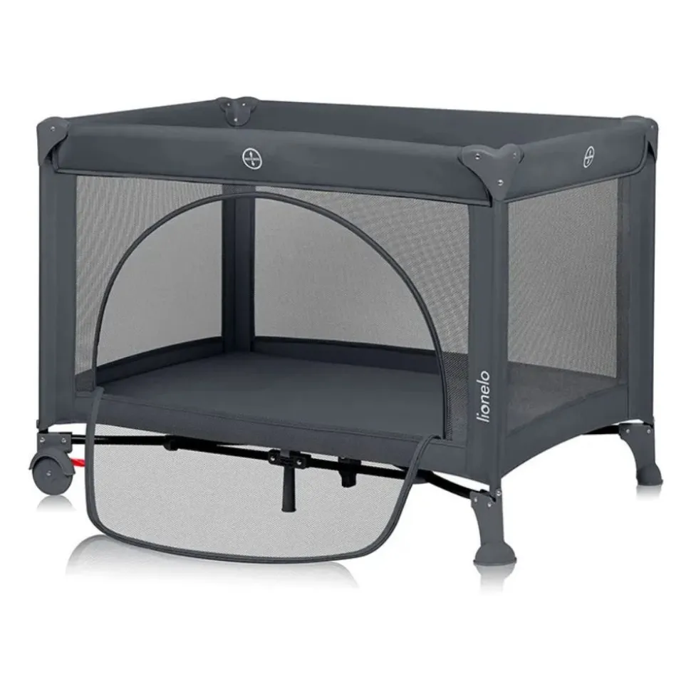 Lit parapluie bébé laura compact 2 en 1 grey concrete