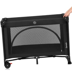 Lit parapluie bébé laura compact 2 en 1 black carbon