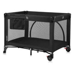 Lit parapluie bébé laura compact 2 en 1 black carbon