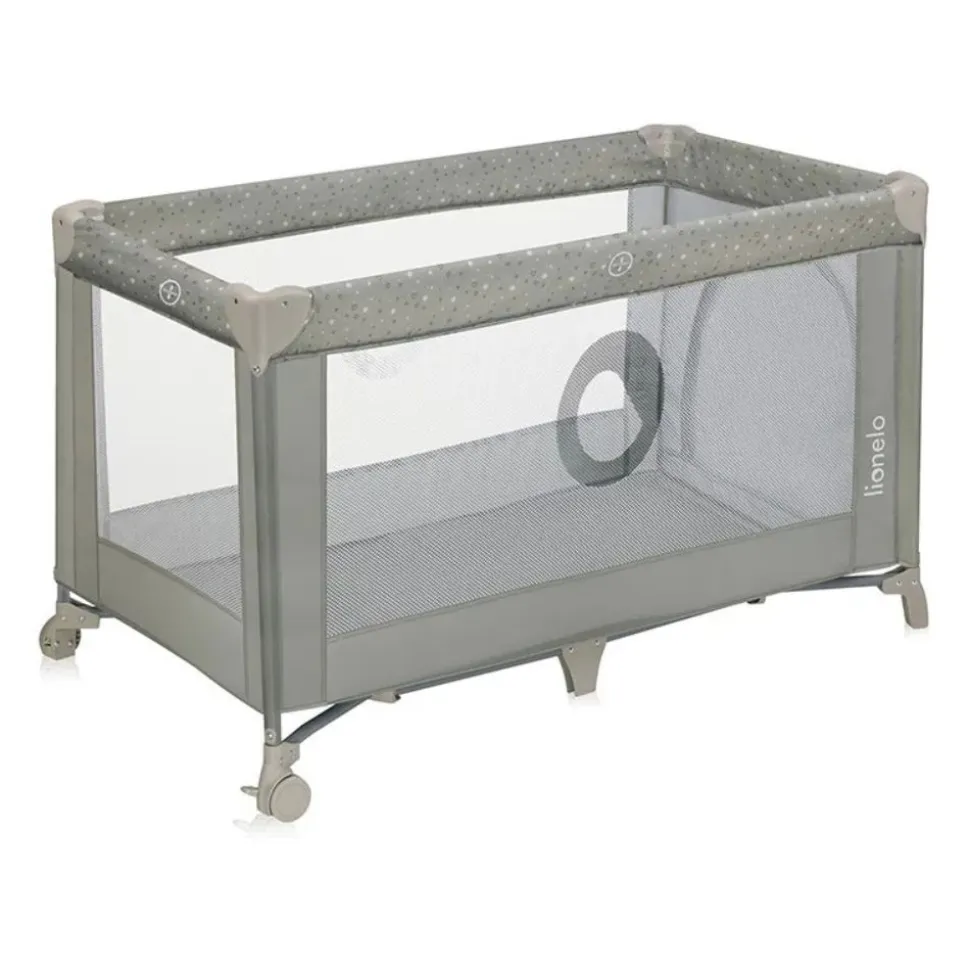 Lit parapluie bébé stefi 2 en 1 pliable beige sand
