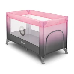 Lit parapluie bébé stefi 2 en 1 pliable pink ombre