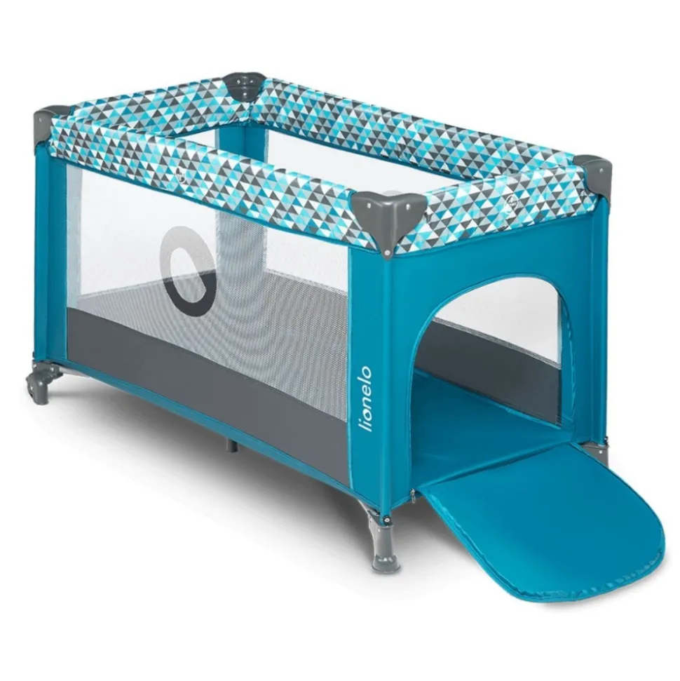 Lit parapluie bébé stefi 2 en 1 pliable green turquoise