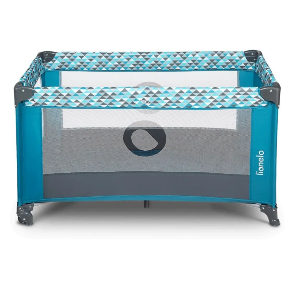 Lit parapluie bébé stefi 2 en 1 pliable green turquoise