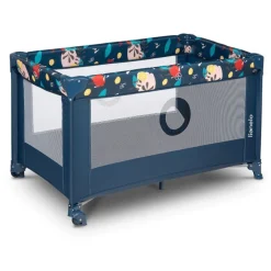 Lit parapluie bébé stefi 2 en 1 pliable blue navy