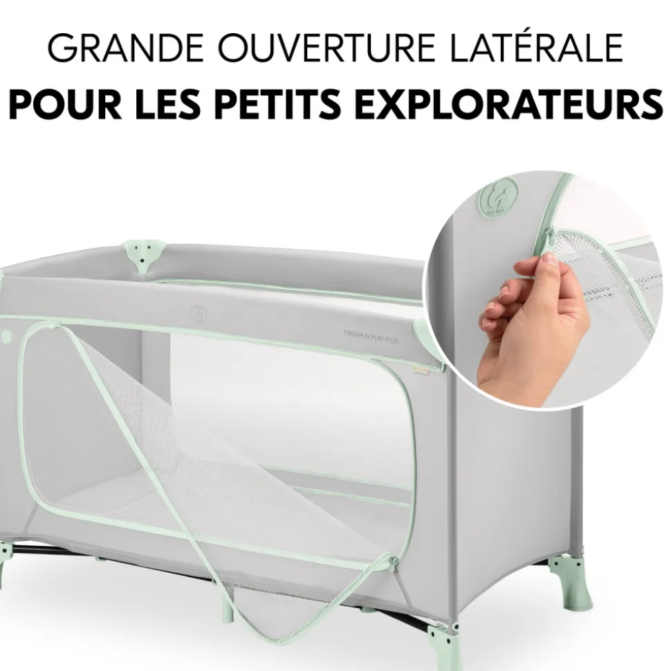 Lit parapluie dream and play plus dusty-mint