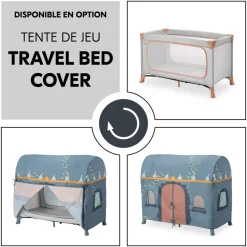 Lit parapluie dream and play plus dusty-cork