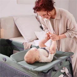 Lit parapluie 3 en 1 play n relax center dark-green