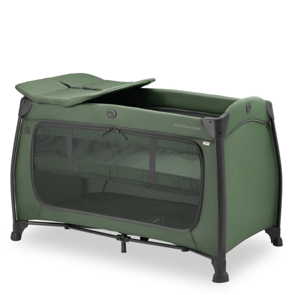 Lit parapluie 3 en 1 play n relax center dark-green