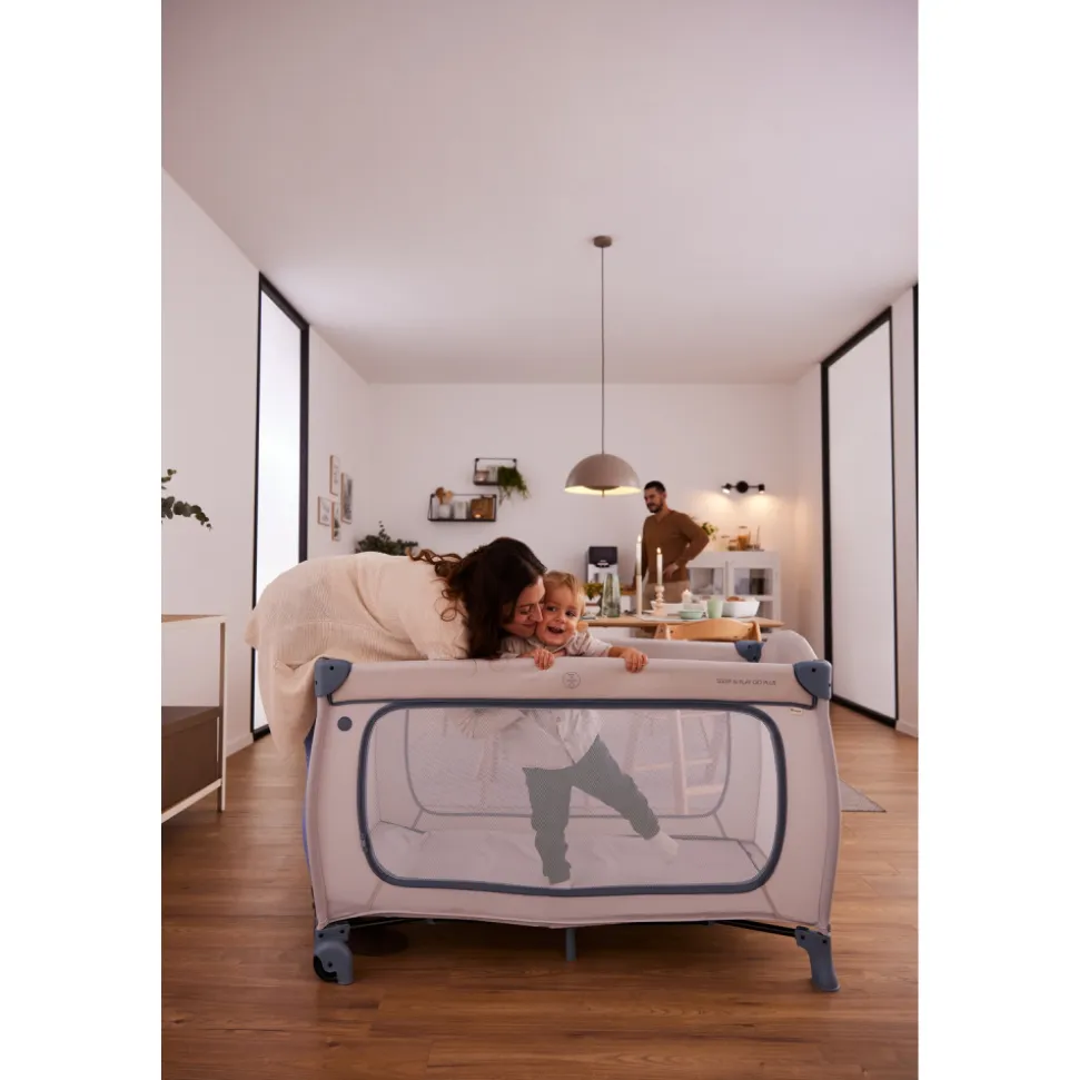Lit parapluie 3 en 1 sleep n play go plus dusty-cork
