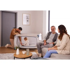 Lit parapluie 3 en 1 sleep n play go plus dusty-cork
