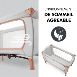 Lit parapluie 3 en 1 sleep n play go plus dusty-cork