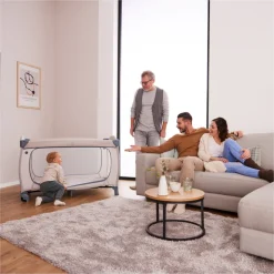 Lit parapluie 3 en 1 sleep n play go plus dusty-cork