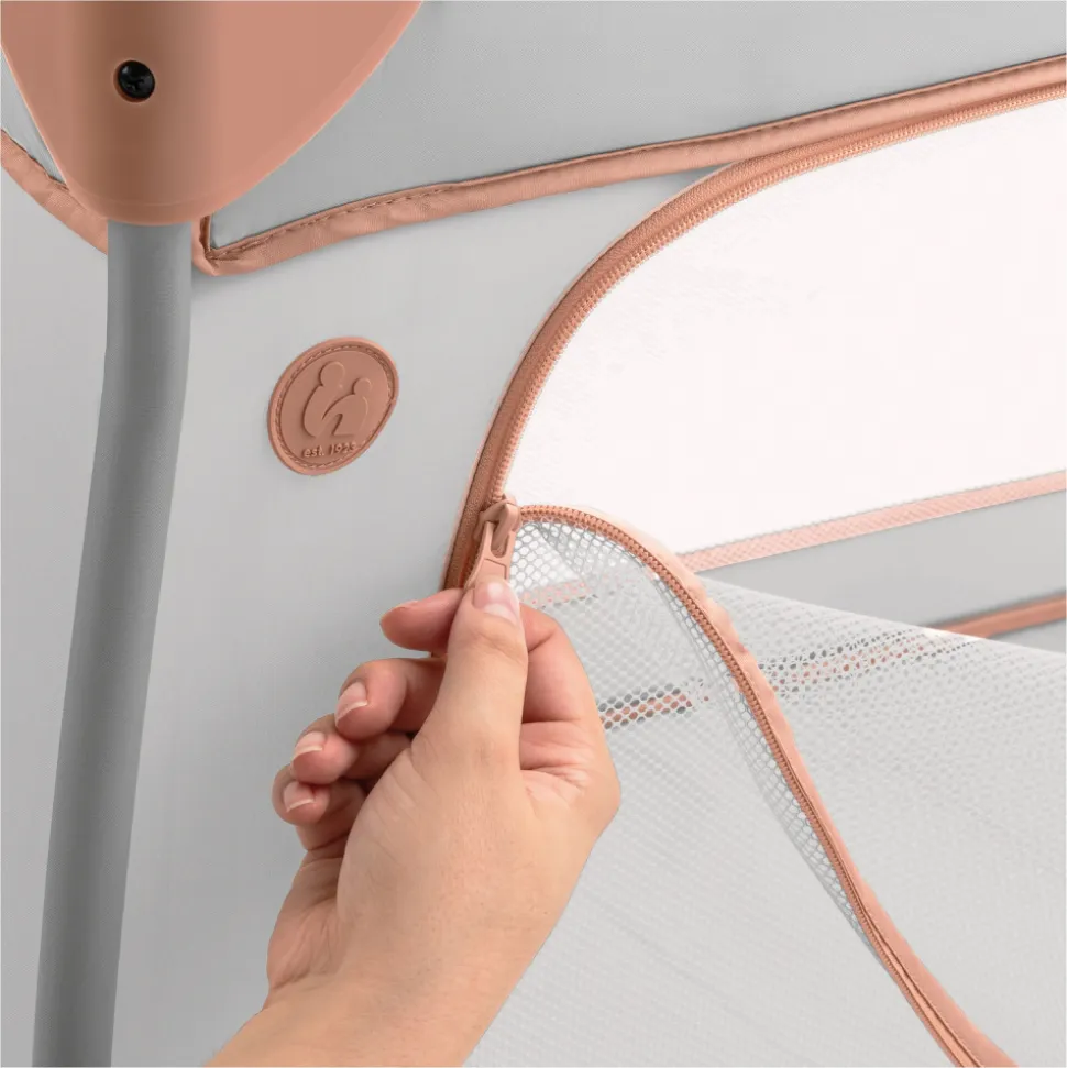 Lit parapluie 3 en 1 sleep n play go plus dusty-cork