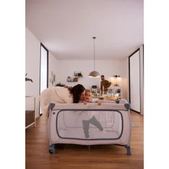 Lit parapluie 3 en 1 sleep n play go plus dusty-mint