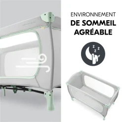 Lit parapluie 3 en 1 sleep n play go plus dusty-mint