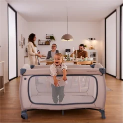 Lit parapluie 3 en 1 sleep n play go plus dusty-mint