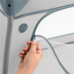 Lit parapluie 3 en 1 sleep n play plus dusty-blue