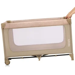 Lit parapluie jasmin easy fold beige sand