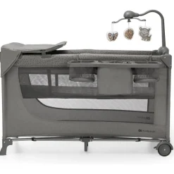 Lit parapluie joy 2 gris foncé avec accessoires