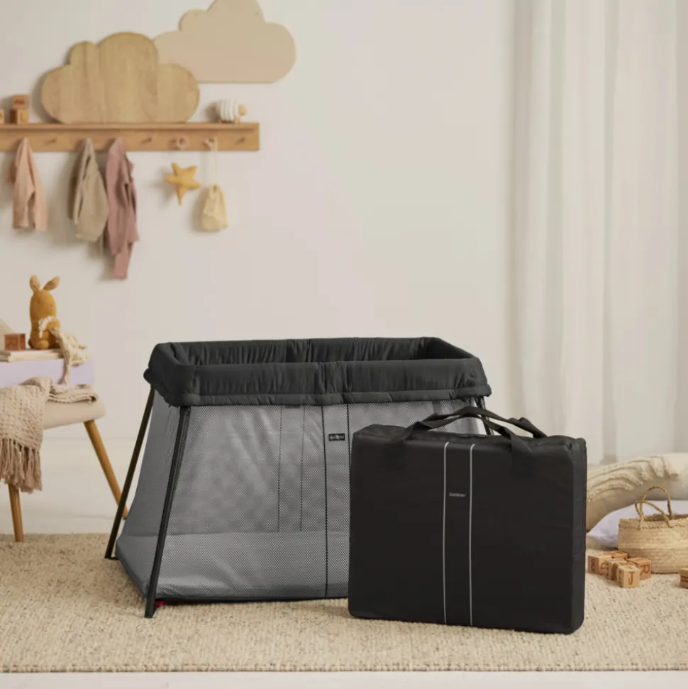 Lit parapluie light babybjorn noir mesh