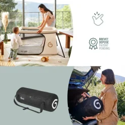 Lit parapluie moov and sleep sable