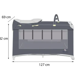 Lit parapluie optic z sophie la girafe sunrise