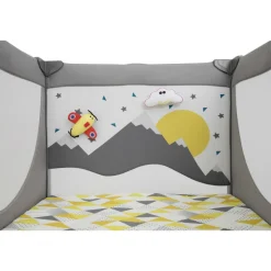 Lit parapluie parc de voyage cheer little explorer gris
