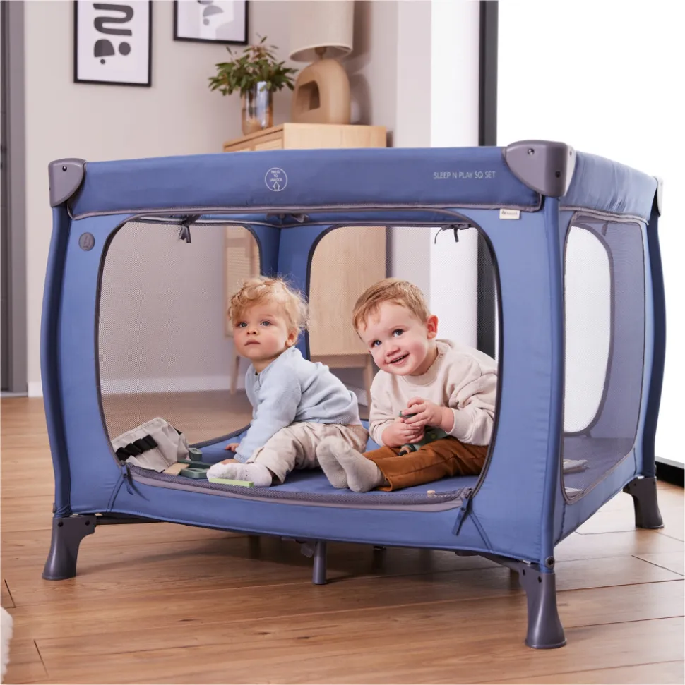 Lit parapluie parc pliant sleep n play sq set dark-green