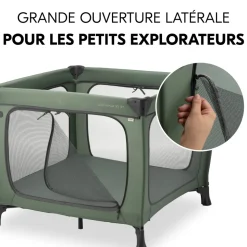 Lit parapluie parc pliant sleep n play sq set dark-green