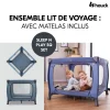 Lit parapluie parc pliant sleep n play sq set dark-blue
