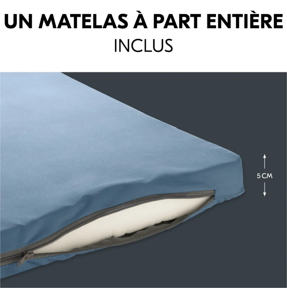 Lit parapluie parc pliant sleep n play sq set dark-blue