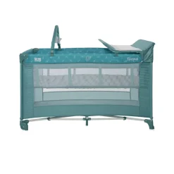Lit parapluie torino 2 hauteurs + accessoires vert