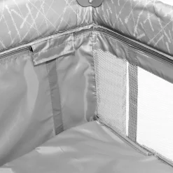 Lit parapluie torino 2 hauteurs + accessoires gris