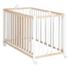 Lit pliant enfant fold up 60x120 cm bois bicolore