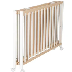 Lit pliant enfant fold up 60x120 cm bois bicolore